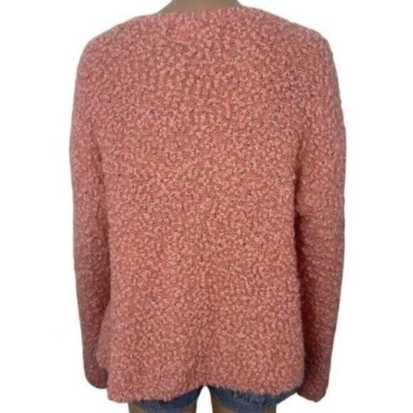 Nectar Clothing Peach Popcorn Knit Sweater Size Small - Picture 4 of 8